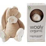 Wooly Organic Soft Toy Bunny 30cms Sitting 00201-Beige -4371