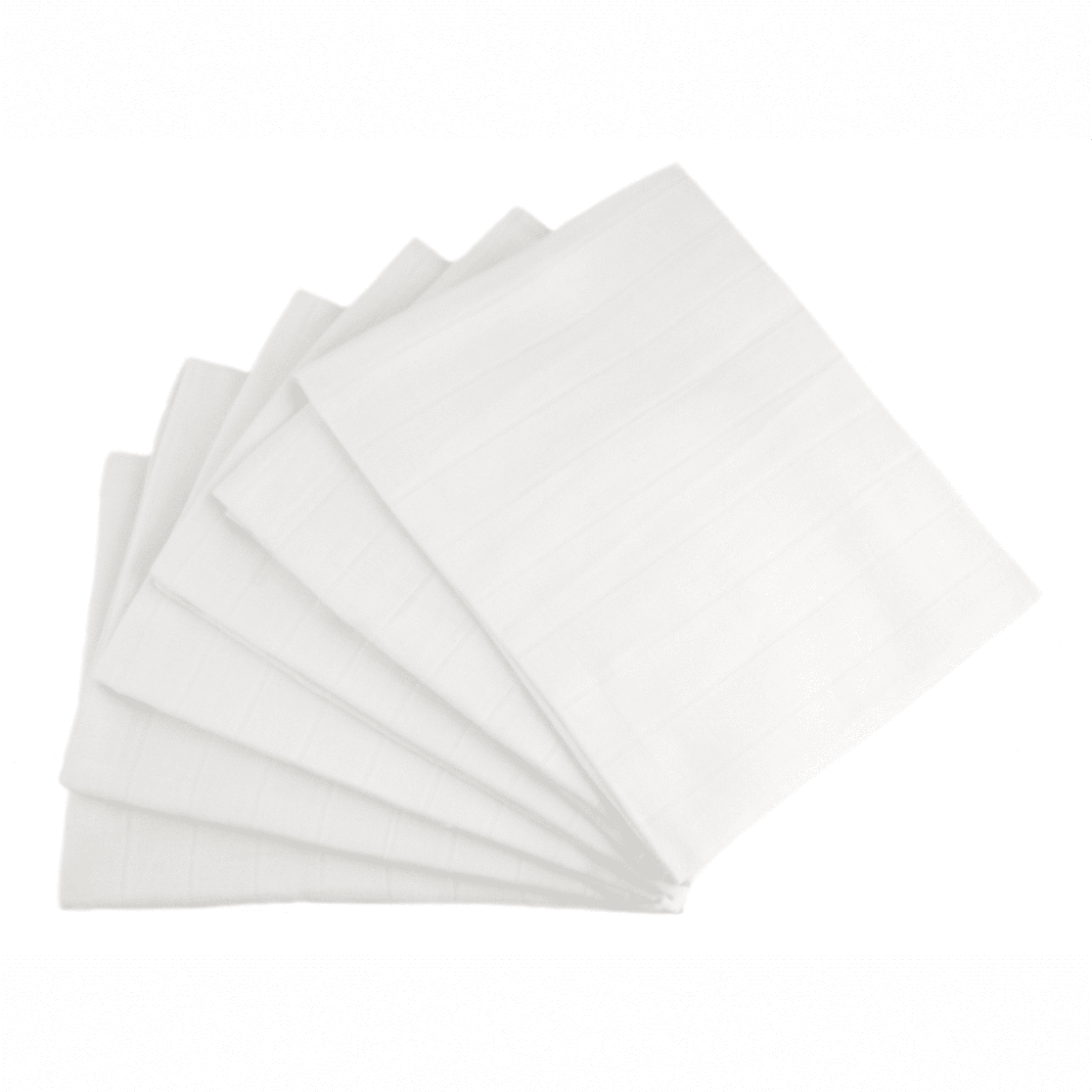White MuslinZ Baby Muslin Squares Pack of 6