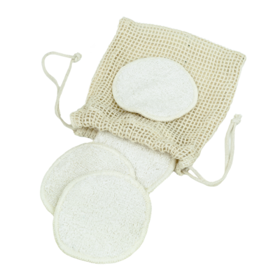 MuslinZ - 7 Pack - Bamboo Cotton Terry Reusable Cleansing Pads - 8cm