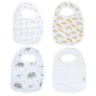 MuslinZ 3 Ply Cotton Feeding Bib