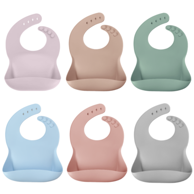 MiniKOiOi Basics Bib - Silicone Feeding Bib